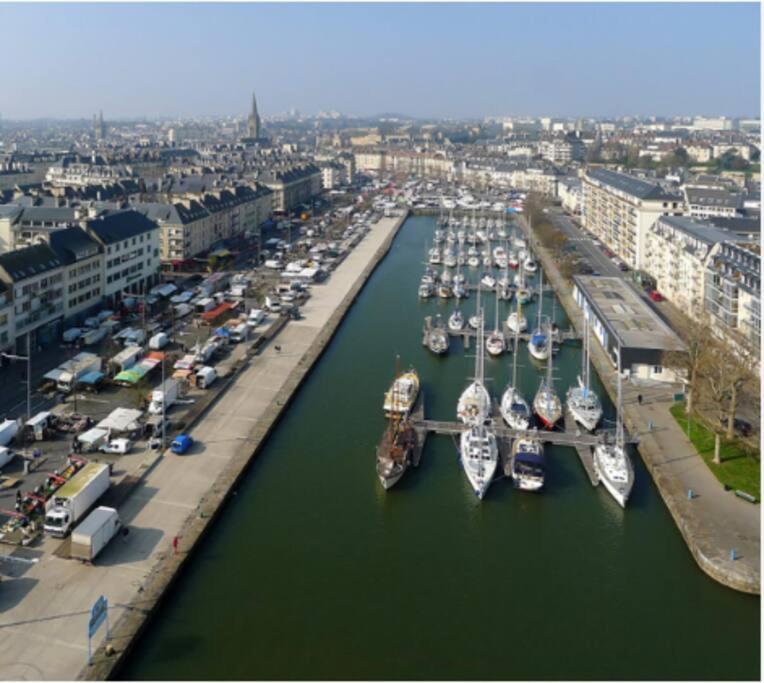 F2 Au Calme 350M Gare/10Min Centre Ville Caen Eksteriør bilde